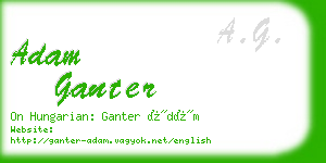 adam ganter business card